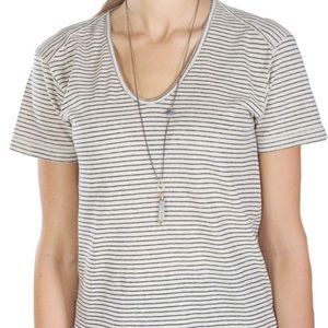Rag & bone Anya striped linen tee
